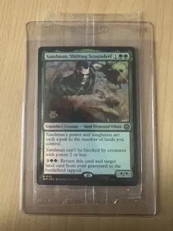 Sandman Shifting Scoundrel Foil Sealed Prerelease Promo MTG Spider-Man - Image 1