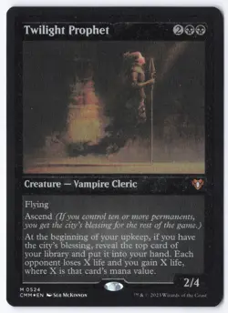 Twilight Prophet (Foil Etched) M Commander Masters 524 NM - Image 1