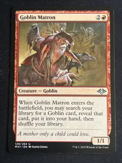 1x Goblin Matron (129) Modern Horizons LP MTG Magic the Gathering x1 MKE - Image 1
