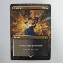 MISPRINT BORDERLESS VINDICATE MODERN HORIZONS 2 MTG NM - Image 1