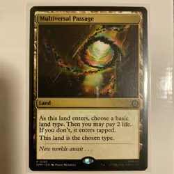 Multiverse Passage - 180 - Marvel’s Spider-Man MTG Regular NM Condition - Image 1