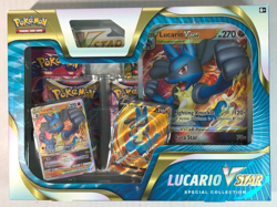 Pokemon Lucario VSTAR Special Collection 2 Lost Origin + 2 Fusion Strike Packs - Image 1