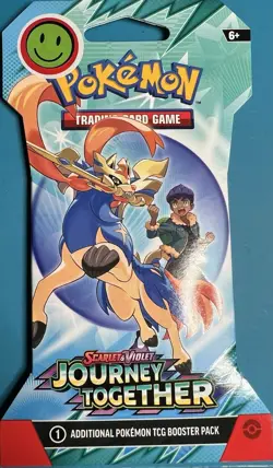 Pokemon Scarlet and Violet Journey Together TCG Sealed booster one pack - Image 1