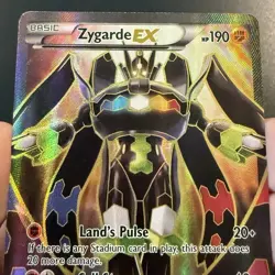 2016 Pokemon TCG XY Fates Collide Zygarde EX Full Art Ultra Rare 54a/124 LP - Image 3