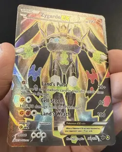 2016 Pokemon TCG XY Fates Collide Zygarde EX Full Art Ultra Rare 54a/124 LP - Image 4