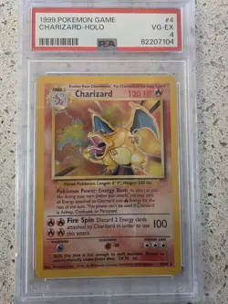 1999 Pokemon Base Set Unlimited - 4/102 Charizard Holo - PSA 4 VG-EX - Image 1