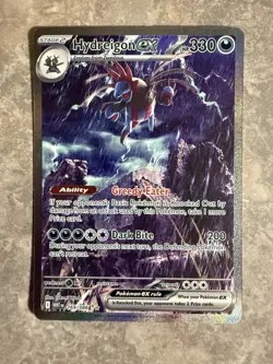 Pokemon White Flare Hydreigon ex 169/086 Special Illustration Rare Holo NM - Image 1