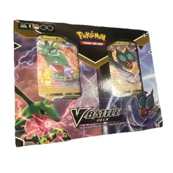 2021 Pokemon TCG: V Battle Deck Rayquaza VS. Noivern Sealed - Image 2
