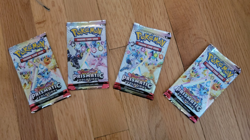 Pokemon Prismatic Evolutions Booster Pack Lot (Set of 4) Scarlet & Violet SV8.5 - Image 1
