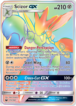 Scizor GX (175/168) Sun & Moon: Celestial Storm​ - Near Mint Holofoil Pokemon TC - Image 1