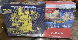 Pokemon Surging Sparks Elite Trainer Box + Booster Bundle, 2-pack ~ Costco Set - Image 1