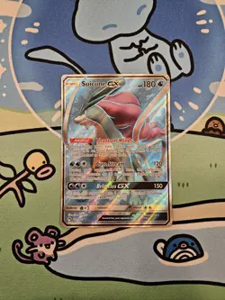 Pokemon TCG: Suicune GX Full Art (200/214) Lost Thunder LP/NM - Image 1