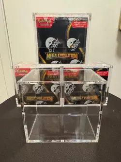 Pokemon Magnetic Booster Box Thick Acrylic Case (Protective Display) - Image 1