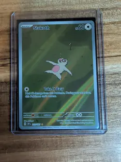 Slakoth 212/191 Pokemon TCG Scarlet & Violet Surging Sparks Illustration Rare NM - Image 1