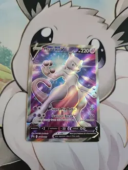 Pokemon TCG Mewtwo V Sword & Shield SWSH229 Holo Promo W11 - Image 1
