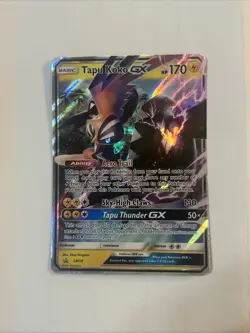 💎Shiny Tapu Koko GX Black Star Promo SM50 - Sun and Moon Pokemon TCG - LP - Image 1