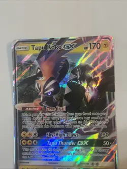💎Shiny Tapu Koko GX Black Star Promo SM50 - Sun and Moon Pokemon TCG - LP - Image 4