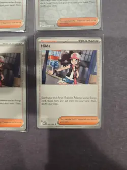 4x Hilda 084/086 Trainer Playset Pokemon SV White Flare 2 regular 2 Reverse Holo - Image 4