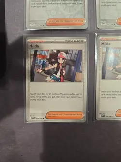 4x Hilda 084/086 Trainer Playset Pokemon SV White Flare 2 regular 2 Reverse Holo - Image 5