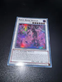 Yugioh DOOD-EN040 - Rage Rose Witch Ultra Rare YuGiOh - Image 3