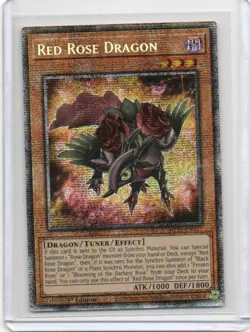 RED ROSE DRAGON YUGIOH NON-PLAYED STARLIGHT RARE MP25-EN037 - Image 1