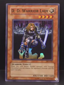 Yu-Gi-Oh! - Dark Crisis D.D. Warrior Lady 2003 DCR-027 Super Rare Unlimited - Image 1
