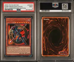 PSA 9 Dark Magician of Chaos Invasion of Chaos Ultra Rare IOC-EN065 - Yugioh - Image 3