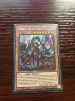 YUGIOH Diabellestarr the Dark Witch - AGOV-EN006 Secret Rare - NM 1ST ED Yugioh - Image 1