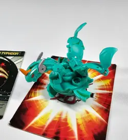 Bakugan Ventus Ultra Dragonoid Typhoon (spinner) B2 670G w/ card - Image 2