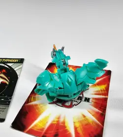 Bakugan Ventus Ultra Dragonoid Typhoon (spinner) B2 670G w/ card - Image 3