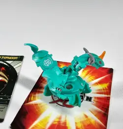 Bakugan Ventus Ultra Dragonoid Typhoon (spinner) B2 670G w/ card - Image 4