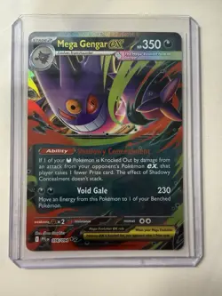 Pokemon Mega Gengar EX 056/094 Card Battle Deck Set Phantasmal Flames Near Mint - Image 1
