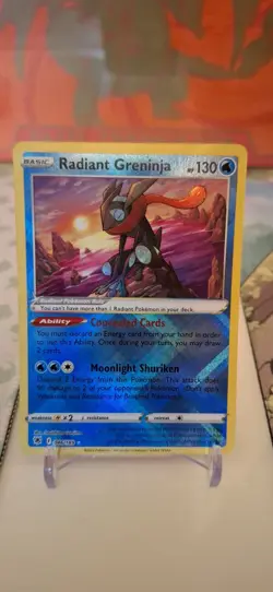 Radiant Greninja - 046/189 - Radiant Rare Astral Radiance Pokemon TCG Card (60) - Image 1