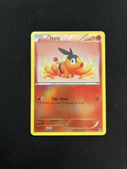 Tepig 16/114 Reverse Holo Black & White Pokemon Card Near Mint - Image 3