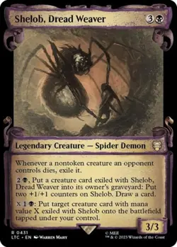 MTG English Shelob, Dread Weaver (Showcase Scrolls) NM Foil - Image 1