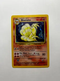 Ninetales 12/102 4th Print Pokemon Card Base Set 1999-2000 WOTC Holo - Image 1