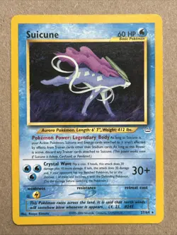 Pokemon TCG - Suicune - Neo Revelation Card - 27/64 - Sep 2001 - Image 1