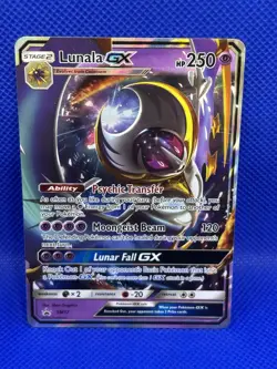 Lunala GX SM17 Sun & Moon Black Star Promo Holo Pokemon TCG Card - Image 1