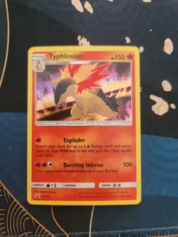 Typhlosion SM185 Cosmos Black Star Promo Holo Pokemon Trading Card Game - Image 1