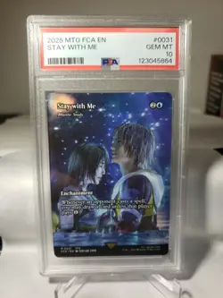 PSA 10 GEM MINT 2025 MAGIC THE GATHERING FINAL FANTASY STAY WITH ME NO. 0031 - Image 1