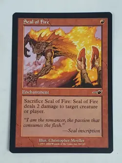 MTG Seal of Fire (Nemesis/Red/C) - BGM - Image 1