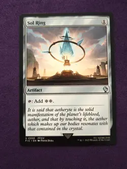 Sol Ring (0359) NM Commander: Final Fantasy 0359 MTG Regular FIC - Image 1