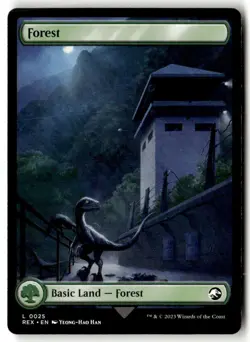 MTG - Forest 25 Regular NM Universes Beyond: Jurassic World Collection - Image 1