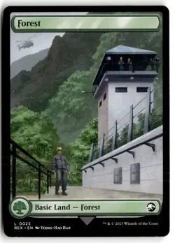 MTG - Forest 25 Regular NM Universes Beyond: Jurassic World Collection - Image 2