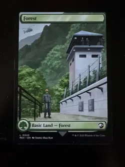 MTG - Forest - REX 0025 - Universes Beyond: Jurassic Park - Double Sided - Image 1