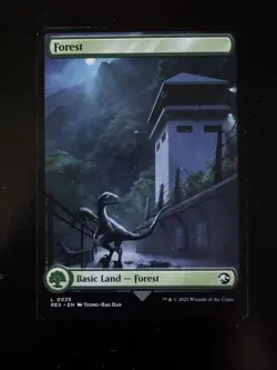 MTG - Forest - REX 0025 - Universes Beyond: Jurassic Park - Double Sided - Image 2