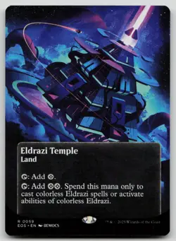 Eldrazi Temple (0059) (Borderless) R Edge of Eternities: Stellar Sights 59 NM - Image 1