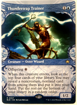 MTG Thundertrap Trainer SHOWCASE Bloomburrow 307 NM - Image 1