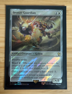 Bronze Guardian (Surge Foil) Commander: Final Fantasy Foil NM - Image 1