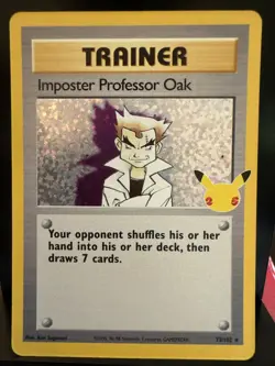 Pokemon Celebrations: Classic Collection #73/102 Imposter Professor Oak Holo - N - Image 1